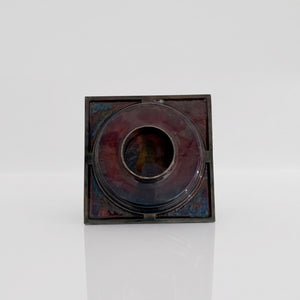 Antique Copper Engraved Shower Drain with Removable Cover, Solid Copper Square Shower Drain