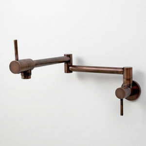 Antique Copper Wall-Mount Pot Filler