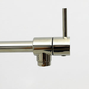 Polished Nickel Wall-Mount Pot Filler