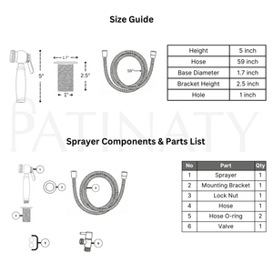 Polished Nickel Kitchen Side Sprayer
