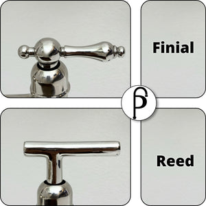 Polished Nickel Pot Filler with Lever Handles