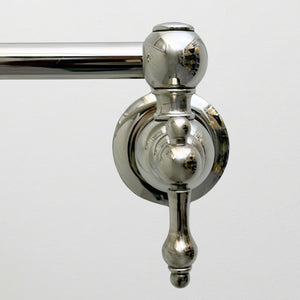 Polished Nickel Pot Filler with Lever Handles