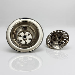 Polished Nickel Sink Strainer