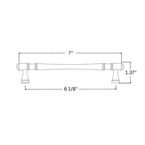 Unlacquered Brass Cabinet Pull