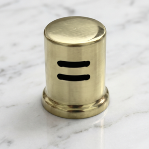 Unlacquered Brass Dishwasher Air Gap Cover