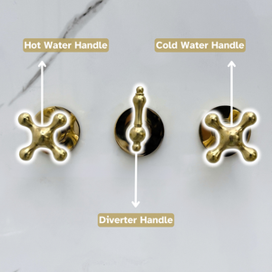 Unlacquered Brass Adjustable Square Rain Shower System with Handheld — Straight arm (UBCSS-017) — detail view 13