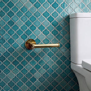 Unlacquered Brass Toilet Paper Holder, Solid Brass Wall Mount Toilet Roll Holder