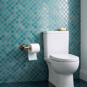 Unlacquered Brass Toilet Paper Holder, Solid Brass Wall Mount Toilet Roll Holder