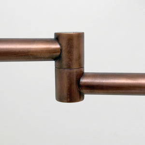 Antique Copper Wall-Mount Pot Filler