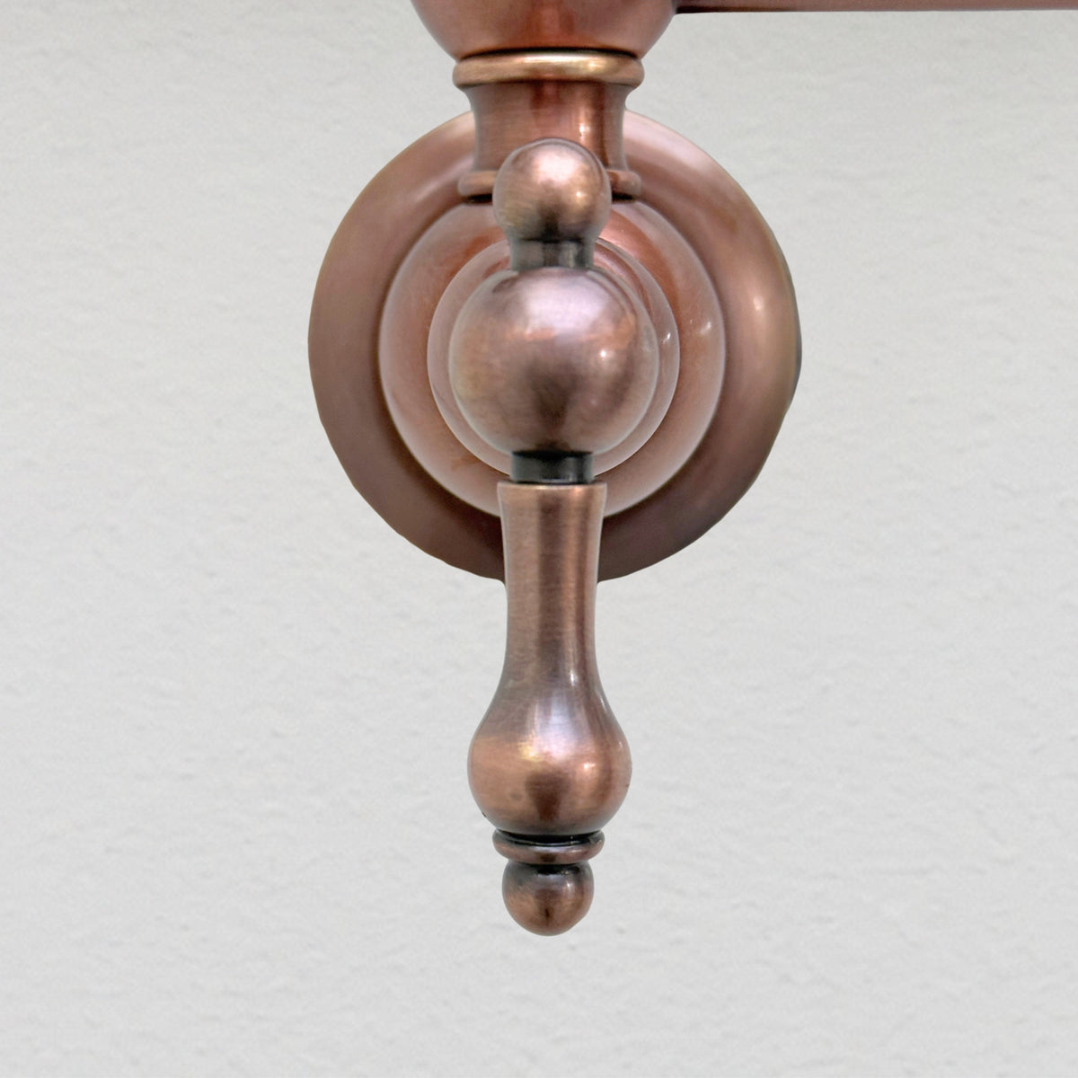 Antique Copper Wall-Mount Pot Filler with Lever Handles