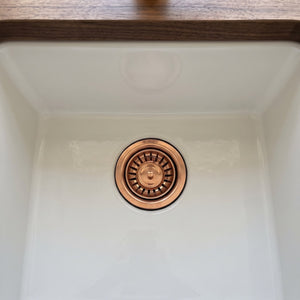 Pure Copper Sink Strainer, Solid Copper Kitchen Strainer