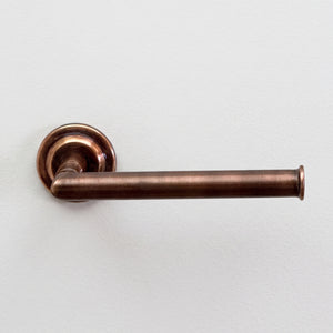 Antique Copper Wall Mount Toilet Paper Holder, Solid Copper Toilet Roll Holder