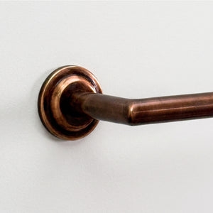 Antique Copper Wall Mount Toilet Paper Holder, Solid Copper Toilet Roll Holder