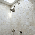 Polished Nickel Adjustable Round Rain Shower System — Short arm (PNCSS-008) — shower system overview
