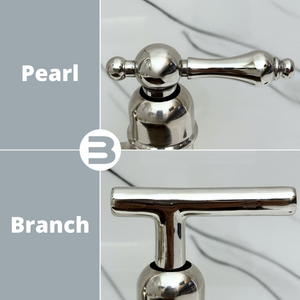 Polished Nickel Bridge Kitchen Faucet with Lever Handles – Lancaster – alternate view 13