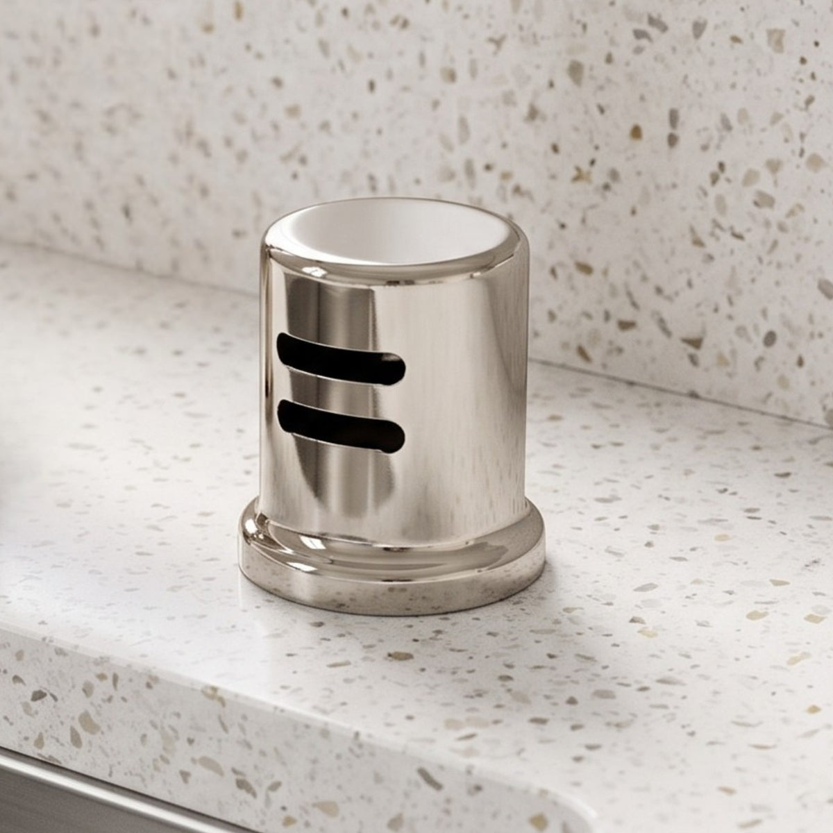 Polished Nickel Dishwasher Air Gap Cover
