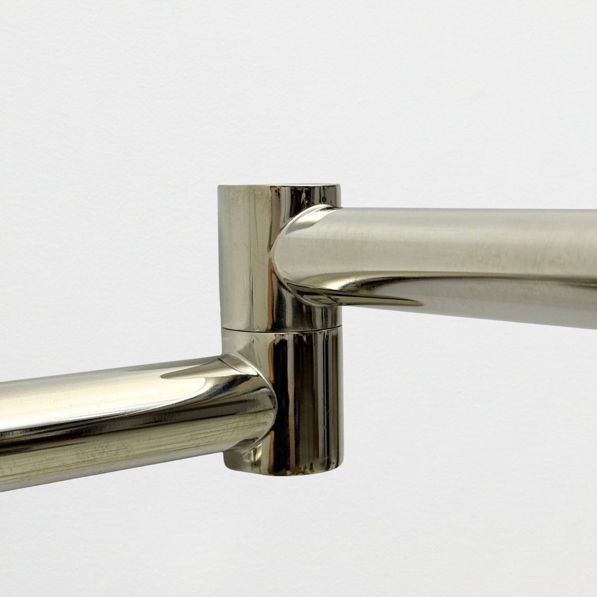 Polished Nickel Wall-Mount Pot Filler