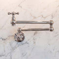 Polished Nickel Pot Filler with Cross Handles
