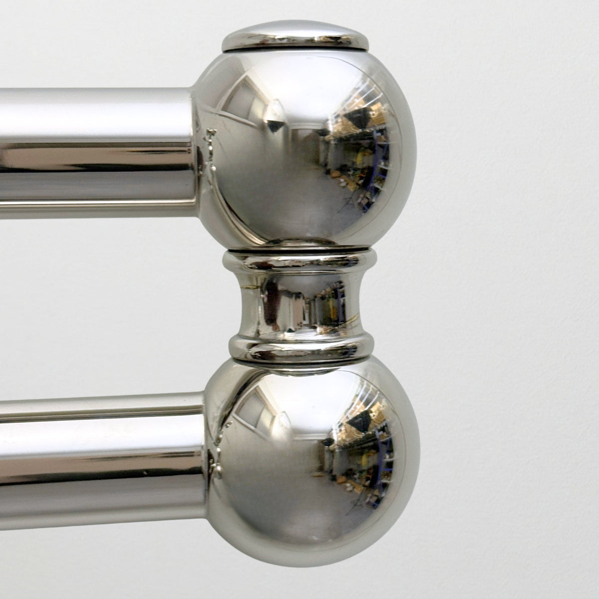Polished Nickel Pot Filler with Lever Handles