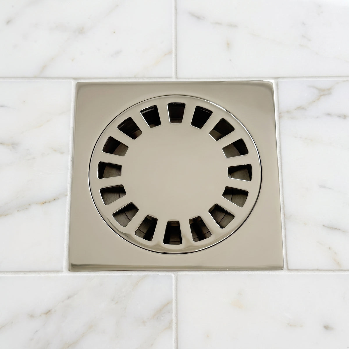 Polished Nickel Shower Drain