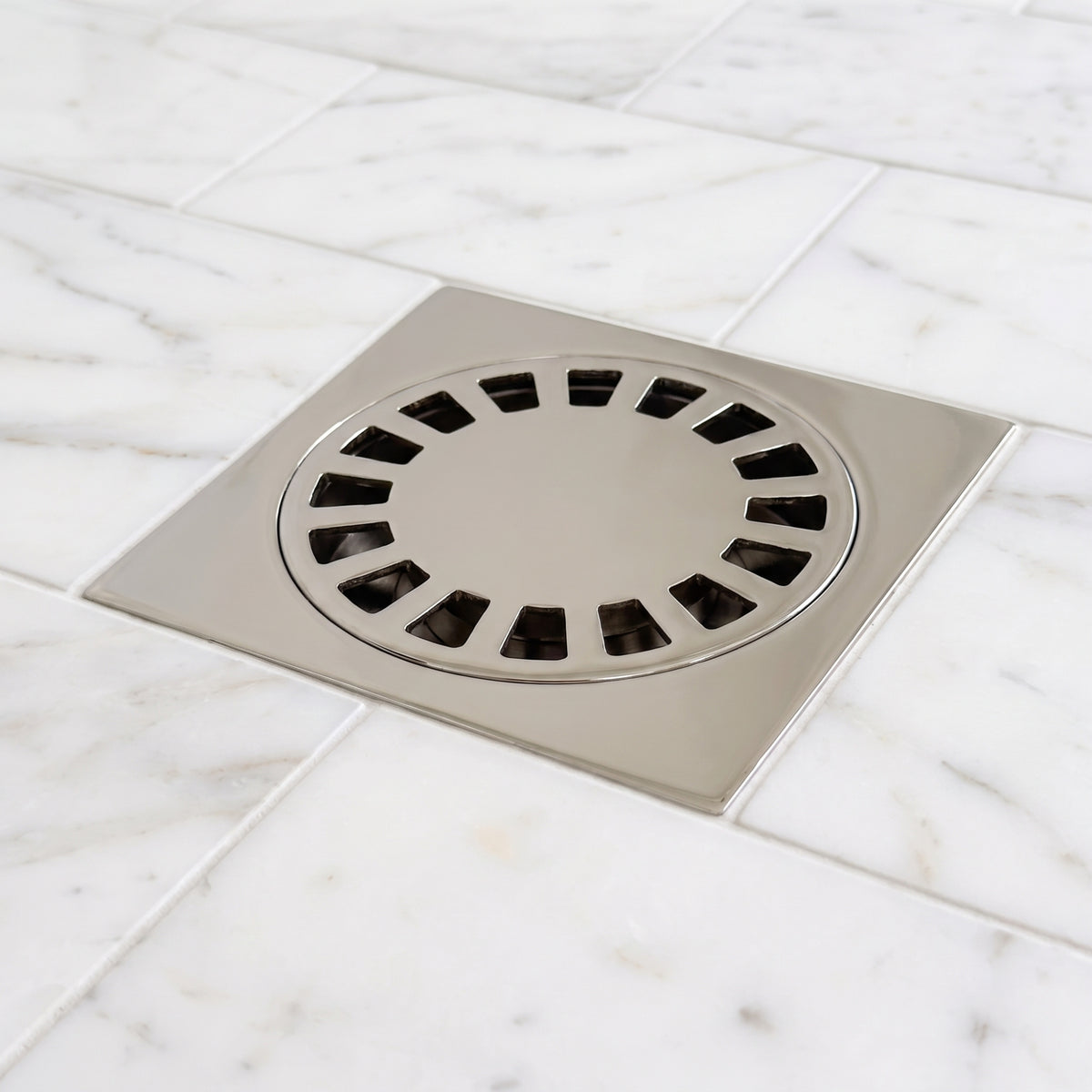 Polished Nickel Shower Drain