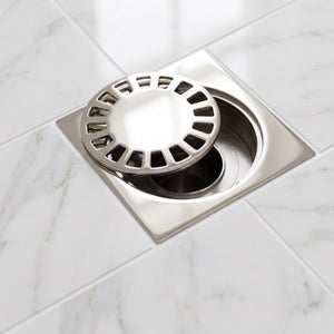 Polished Nickel Shower Drain