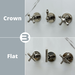 Polished Nickel Adjustable Flat Round Rain Shower System with Handheld & Tub Filler — Straight arm (PNCSS-019) — detail view 14