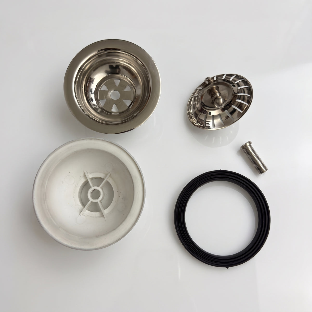 Polished Nickel Sink Strainer