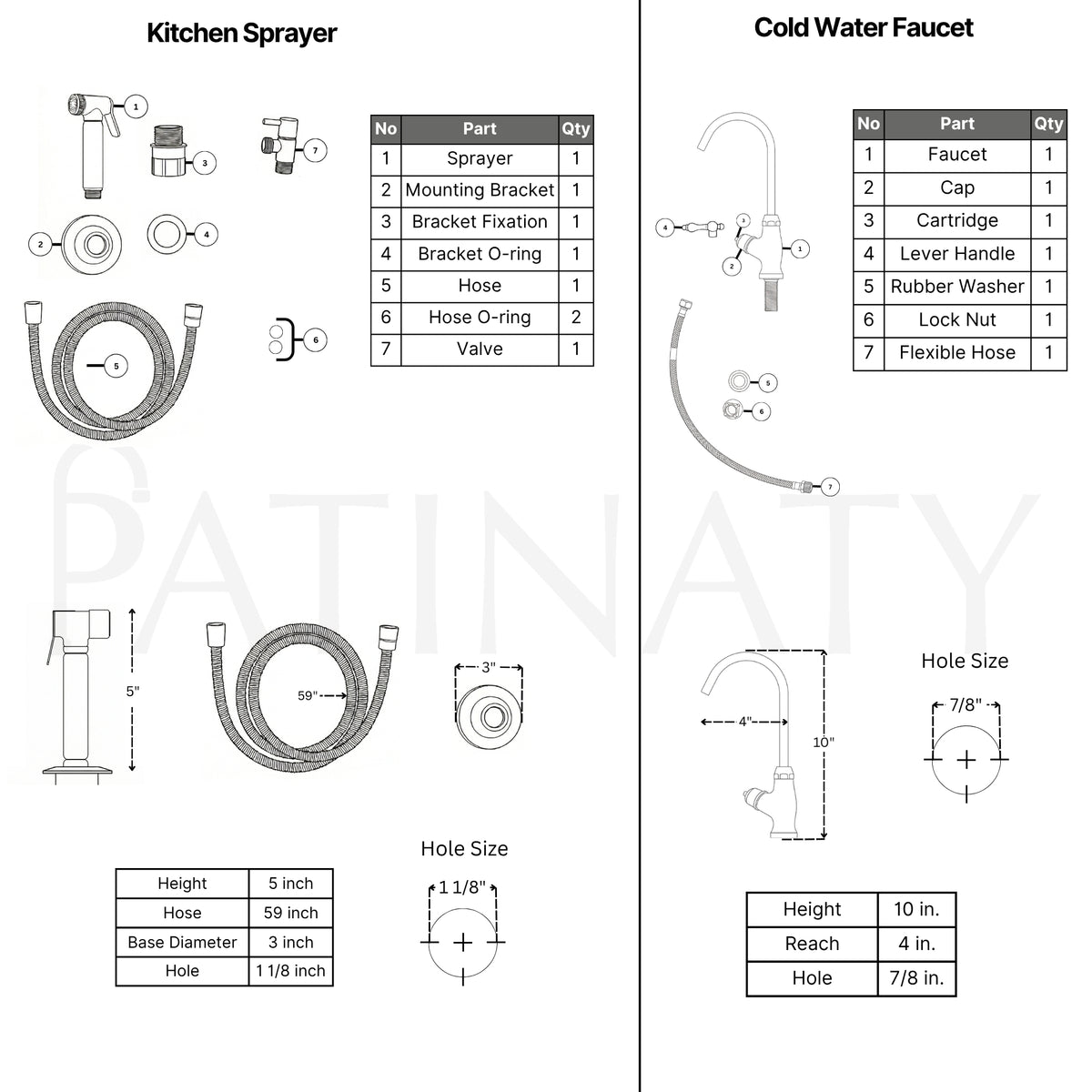 Unlacquered Brass Bridge Kitchen Faucet with Lever Handles