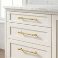 Unlacquered Brass Cabinet Pull