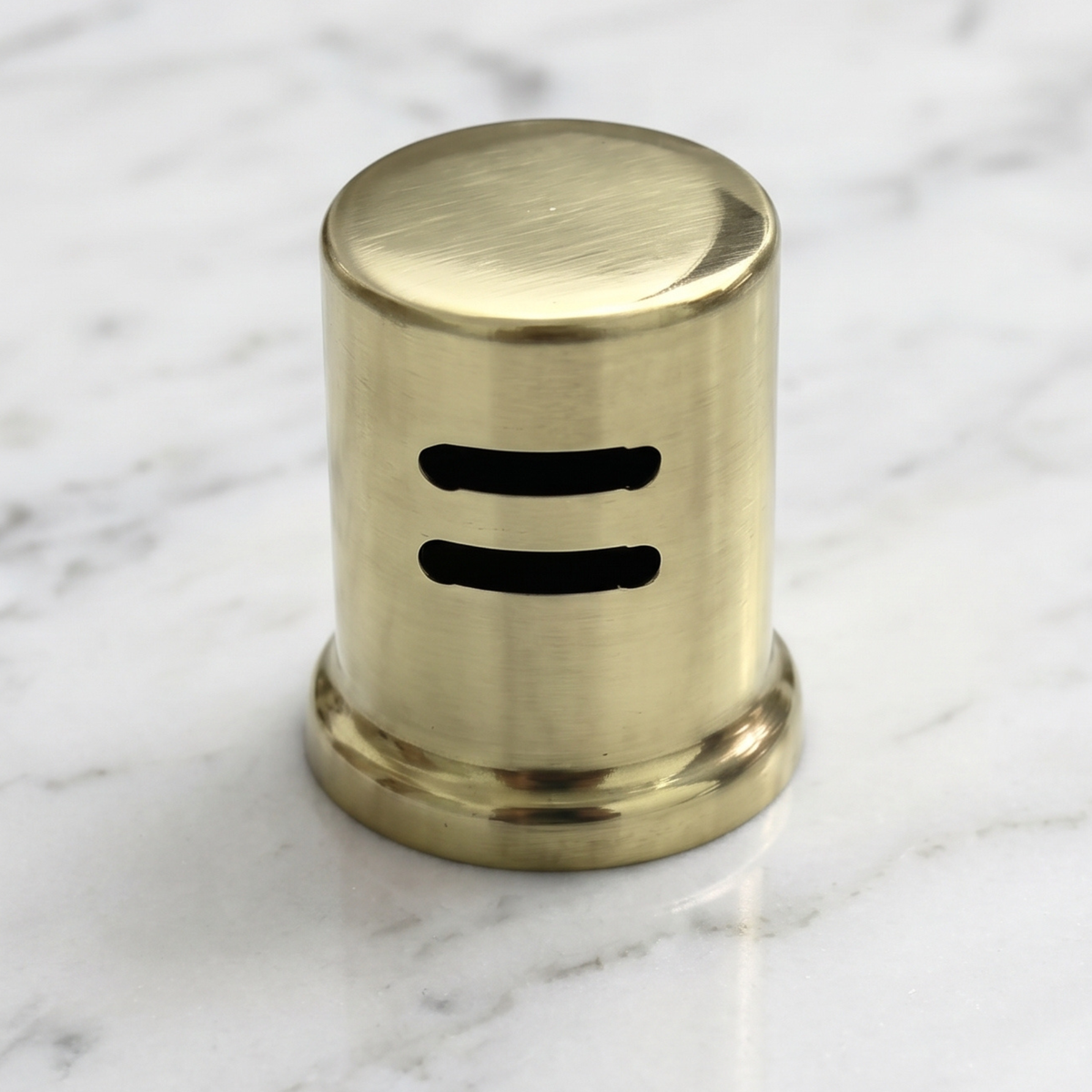Unlacquered Brass Dishwasher Air Gap Cover