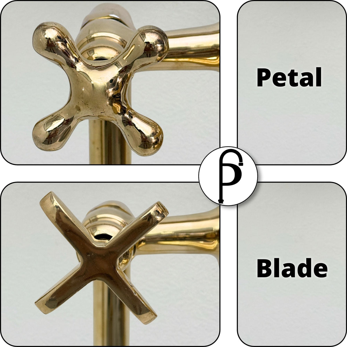 Unlacquered Brass Freestanding Tub Faucet with Handheld Shower and Cross Handles, 38-Inch Height