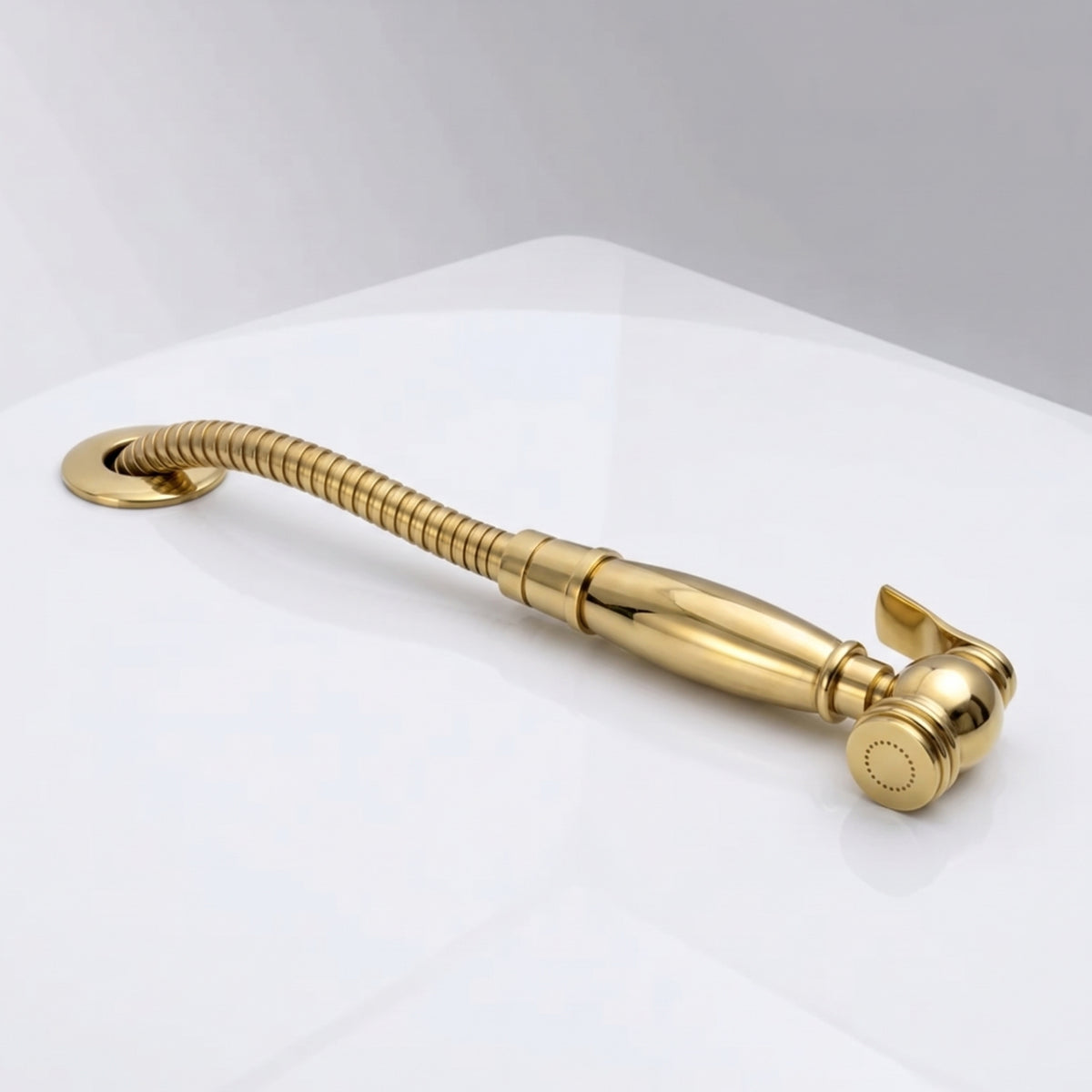 Unlacquered Brass Kitchen Side Sprayer