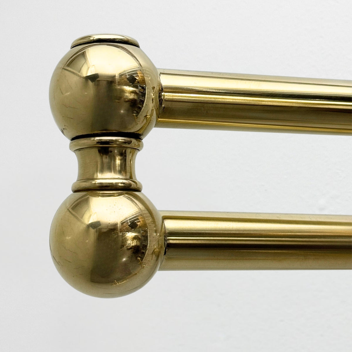 Unlacquered Brass Wall-Mount Pot Filler with Lever Handles