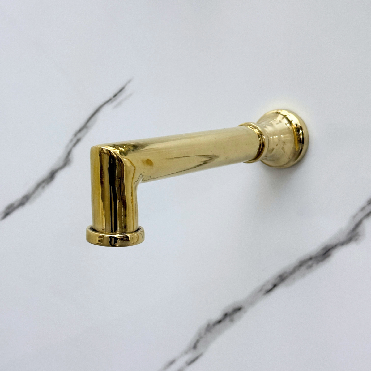 Unlacquered Brass Adjustable Round Rain Shower System with Handheld & Tub Filler — Straight arm (UBCSS-015) — detail view 11