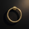 Unlacquered Brass Towel Holder, Hand Engraved Towel Hanger, Bathroom Wall Mounted Towel Ring