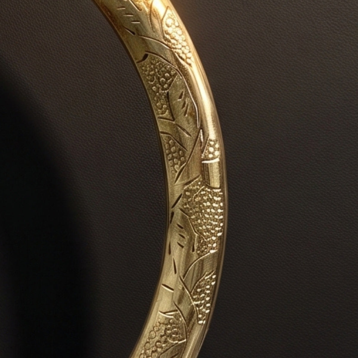 Unlacquered Brass Towel Holder, Hand Engraved Towel Hanger, Bathroom Wall Mounted Towel Ring