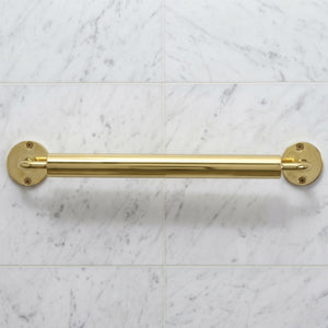 Unlacquered Brass Towel Holder, Solid Brass Wall Mounted Bar, Brass Towel Rack, Brass Rod, Brass Towel Rail