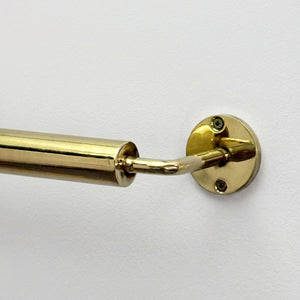 Unlacquered Brass Towel Holder, Solid Brass Wall Mounted Bar, Brass Towel Rack, Brass Rod, Brass Towel Rail