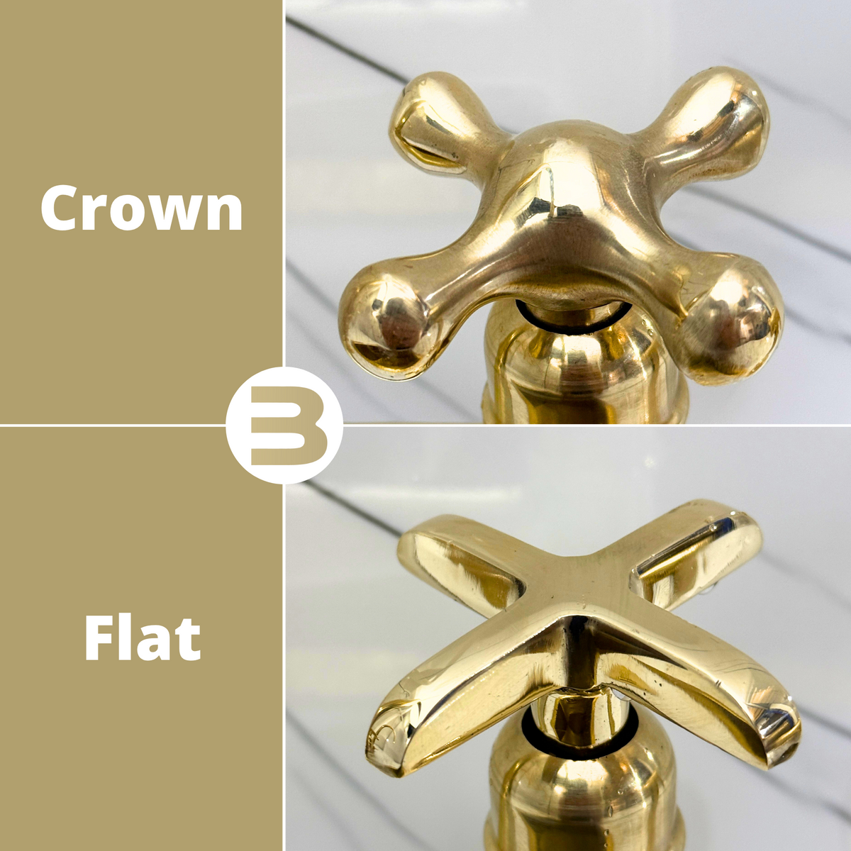 Unlacquered Brass Victorian Bridge Kitchen Faucet with Cross Handles – Beaumont – alternate view 11