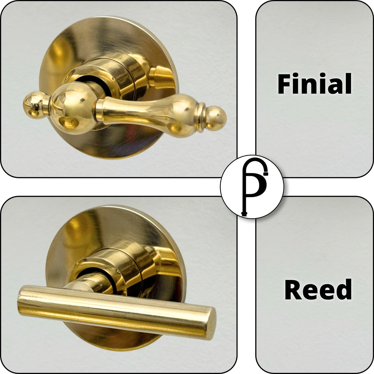 Unlacquered Brass Wall-Mount Sink Faucet with Lever handles