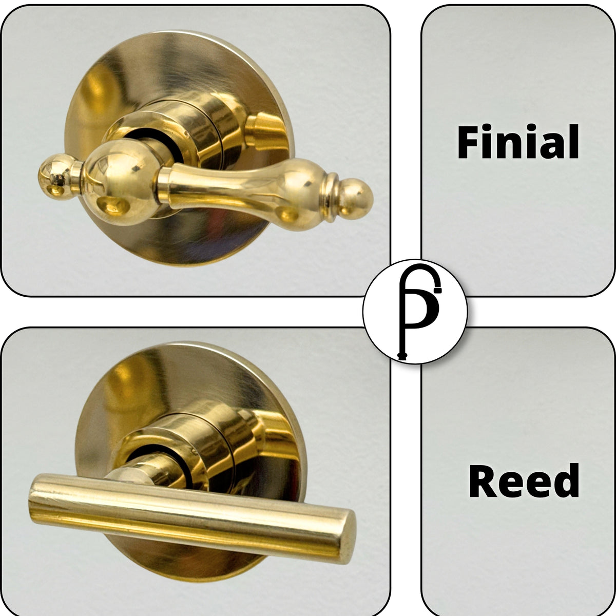 Unlacquered Brass Wall Mount Bathroom Faucet with Lever handles