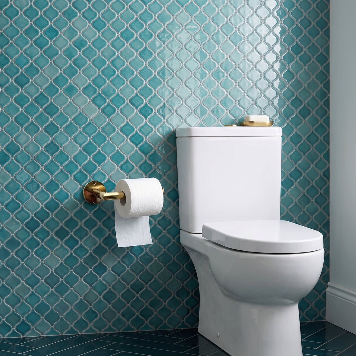 Unlacquered Brass Toilet Paper Holder, Solid Brass Wall Mount Toilet Roll Holder