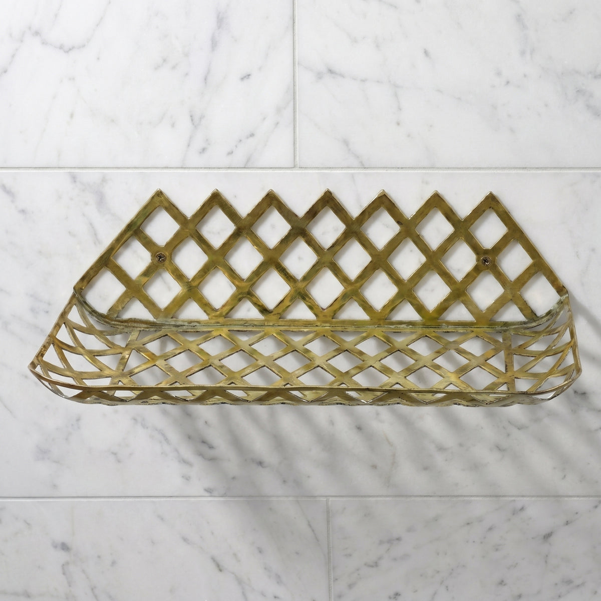 Unlacquered Brass Wall Shelf, Solid Brass Bathroom Shelf, Brass Soap Holder, Bathroom Brass Accessories