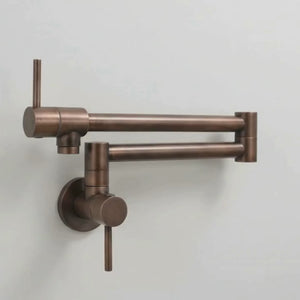 Antique Copper Wall-Mount Pot Filler